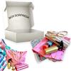 NARAMAKI Box Sorpresa Mare - Scatola con 5 Articoli Estivi da Scoprire come Borsa Mare 55cm + Telo Mare + Crema Solare + Spazzola e altro in Assortimento