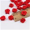 Whakano 200 mini teste di rose artificiali da 1,5 cm, in raso per fai da te, applicazioni floreali, piccole teste di rose per San Valentino, festa della mamma, matrimonio, feste, decorazione per la