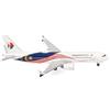 herpa Modellino Aereo Malaysia Airlines Boeing 737 Max 8 - 9M-MVA, Miniatura in scala 1:500, pezzo da collezione, modello senza supporto, metallo