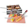 Melissa & Doug - Grill & Serve BBQ Set Alimenti da Gioco in Legno