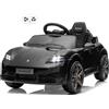 Mondial Toys Porsche Taycan Turbo S Macchina Elettrica per Bambini 12V con Telecomando Cintura a 3 Punti Fari a Led Bluetooth Auto Elettrica Full Optional (Nero)