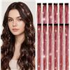 jooceebaby Tinsel Extension Capelli con Clip 55 cm, 39 Colori Laser-Rosso anguria Extension Capelli Paillettes Glitter, Accessori Capelli Brillanti per Festa Festival Concerto Halloween Natale