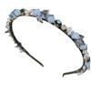 SSyang Fasce per Capelli Bling Strass Fascia per Capelli di Cristallo Blu Navy Gemma Vintage Sottile Cerchietto per Capelli Partito Prom Accessori per Capelli per Donne e Ragazze, 13cm (Blu)