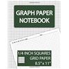 CREATESPACE Graph Paper Notebook 1/4 Inch Squares Grid Paper: Squared Graphing Paper, Graph Ruled Notebook 100 Pages, 1/4 Square Graph Paper, 1/4 Graph Paper ... Grid Notebook, Large Size, 8.5 x 11: Volume 5