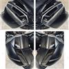 BLACK DOVES GRAPHICS Adesivi Resinati 3D Protezione Paramani compatibili con/sostitutivo per Kawasaki Versys 1100 SE 2025 Pearl Robotic White (Protezioni per Valigie Laterali)