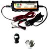 MOTO SPORT MONDO Caricabatteria 6v/12v per moto e scooter e mantenitore di carica per auto COMPATIBILE CON YAMAHA T-MAX 560 caricabatterie per batterie al piombo e gel fino a 120 Ah