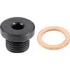 QUARKZMAN M14x1.5 Motore Olio Scarico Tappo Vite Per Audi 1pc | Nero, Acciaio, N0160276, 20x16mm, Per Audi A4 2006-2008, Per Audi Q7 2007-2015, Per Volkswagen Touareg 2007-2016