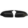 Ldtbmdj Posteriori Auto Coperture Specchietti Per Kia Per Rio 2018-2023 SENZA Indicatori Direzione Specchietto Retrovisore Laterale Auto Tappo Ala Accessorio Vista Posteriore Esterna(Carbon Look)