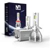 Dun-Bri dunbri H7 LED 24V Camion Lampadina Bianco 6500K CANBUS 110W 13200 Lm 350% Luminoso Fari LED H7 abbagliante e anabbagliante per Camion Auto, 2 pezzi