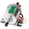 Litensh Pompa carburante elettrica universale, gas a bassa pressione in linea modulo pompa in metallo bullone di fissaggio filo in linea per benzina e diesel HEP-02A (d'argento)