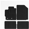 Mats4all Set di tappetini auto Compatibile con Toyota Yaris 3/5 porte 2005-2011 | Antiscivolo | Con rinforzo | 4 pezzi | Tappetini per auto | Set di tappetini