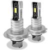 DISCORAMA KIT LAMPADE LED SIRIUS H7-H18 SHORT CSP EVOLUTION JUNIOR COPPIA FARI LUCE BIANCA