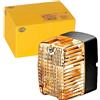 HELLA 2BM 002 652-051 Indicatore direzione supplementare, Lampadine, 12V, colore diffusore luce giallo, Sx/Dx/Attacco laterale