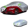 Generico personalizzato telo copriauto impermeabile Compatibile con Alfa Romeo Giulia Veloce 2015-2026,protezione solare,dalla pioggia,dal vento,dalla polvere,adatto a tutte le stagioni(silver green)