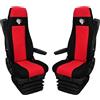 SABA Coprisedile Auto per Scania R-Reihe dal 2004, kit 1+1, Rosso