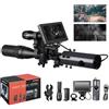 Generic Cannocchiale di visione notturna con illuminatore a infrarossi 850nm, fotocamera digitale per caccia, schermo da 4,3 pollici, portata effettiva di 200 m