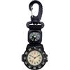 Monozoz , orologio sportivo con moschettone di navigazione, orologio da sopravvivenza, per donne, uomini, arrampicata, caccia, escursionismo, campeggio, corsa, nuoto