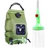 Genérico Doccia portatile per campeggio, da bagno solare, da 20 litri, con soffione e tubo rimovibili, per campeggio, spiaggia, esterno, interno, casa, cabaña, glamping, patio, balcone