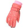 Tnfeeon da Invernali da Sci in Fibra di Poliestere Antivento 22 X 9 Cm Ricamo Rosa Palmo Antiscivolo Traspirante Caldo per Sci Snowboard Sport all'aria Aperta Donne Ragazze (ORANGE)