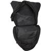 POPETPOP Chic Waist Bag Nero in Tessuto Oxford Resistente con Circonferenza Gamba Regolabile per Attività all Aperto e Viaggi