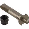 Marchfunny Per Daiwa Tatula Sv Tw E Hd 200 150 200 Bobina Baitcasting Albero Dell'ingranaggio Principale In Lega di Alluminio Componente di Riparazione Con M8x0.75 Dado Argento (Mancino)
