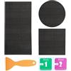 Generic Kit di Riparazione per Trampolino - Set di Toppe per Tappetino in TPE PP | Toppe di Riparazione a 3 Forme per Fissaggio Sicuro Strappo per Giardino, Cortile, Prato, Patio, Trampolino Esterno, Man