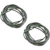 Tsophreniq Tubo in silicone per amo da pesca, 0,5 mm/0,8 mm, anti grovigli, per sistemi a clip, manicotti in gomma anti lenza, 2 pezzi