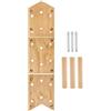Milageto Climbing Board Supporto Arrampicata Legno Parete Allenamento Sviluppo Muscolare Presa Sicura Lavorazione Levigata Adatta Ambienti Sportivi E Domestici, Stile A