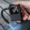 VIRELLO Pompa elettrica per bici, portatile, mini compressore d'aria con display digitale, 130 psi, ad alta pressione, gonfiatore per moto, palla, nero