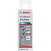 Bosch Accessories 2608577197 HSS PointTeQ (2,9 x 33 x 61 mm) - Set da 10 Pezzi di Punte Elicoidali per Trapano per Metallo, Acciaio, Fusione o Plastica, Grigio (Argento), Ø 2.9 mm