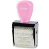 Trodat 1129 Creative Mini timbri rosa, simpatici messaggi, per creare creativi, 12 stampe, tedesco, timbro creativo