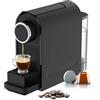Avilia - Macchina Caffè da 1400W con Pressione 20 Bar Compatibile Capsule Standard, Serbatoio da 0,5L, Erogazione Programmabile e Spegnimento Automatico per Caffè Espresso Cremoso e Veloce Nera