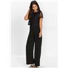 Freemans Bodycon Nero Con Ricamo in Pizzo UK 12 (fm169-9.1)