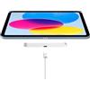 Tosuny Caricabatterie per Tablet di Decima Generazione e A16, Cavo di Ricarica a Contatto Rapido da 18 W con USB-C, Adattatore di Ricarica Wireless per Dispositivi A2757 A2777 A3162 A3354 (1 m / 3,3