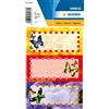 HERMA 5574 Etichette per libri Farfalle Etichette autoadesive per quaderni con motivi per la scuola per bambini, ragazze e ragazzi, 6 etichette scolastiche