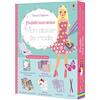 Usborne Coffret Mon atelier de mode: Contient : 1 carnet, 25 feuilles de papier à motif, plus de 200 autocollants, plus de 100 décalcomanies, 3 pochoirs, 2 feutres