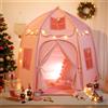 Does not apply Tenda per Bambini Con Luci - Tenda Gioco per Bambini a Castello per Principesse,