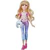 Disney Princess - Aurora Comfy Squad, bambola giocattolo in abiti fashion ispirata al film Ralph spacca Internet, bambola in abiti causal