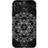 Sacred Geometry Mandala Clothing Custodia per iPhone 11 Pro Max Geometria sacra Metatrons Cube Dot lavoro