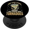 Cacciatore Di Tornado Cacciatore Di Temp Sorry I Wasn't Listening I Was Thinking About Tornadoes PopSockets PopGrip Adesivo