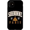 JB's Paris France Shop Custodia per iPhone 11 Panthéon 1257 Arched Sorbonne Quartiere amministrativo di Parigi