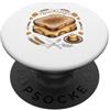 Grilled Cheese Lover Gifts Vintage Grilled Cheese Retro Comfort Food PopSockets PopGrip Adesivo