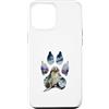 Timowo Studio Custodia per iPhone 12 Pro Max Foca Invernale Impronta Natura