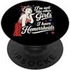 I'm not like other girls I have Hemorrho Non sono come le altre ragazze Ho le emorroidi PopSockets PopGrip Adesivo