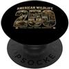 America by Design: 1776-2026 Co. American Wildlife 1776-2026 Libero Forte Indomato PopSockets PopGrip Adesivo