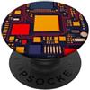Vintage Motherboard Blueprint Retro Computer Hardware Circuito Elettronico PopSockets PopGrip Adesivo