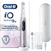 Oral-B Spazzolino Elettrico Ricaricabile iO 9N Rose Quartz, 2 Testine, Custodia da Viaggio Ricaricabile, Spazzolino Elettrico Oral B, Sensore di Pressione