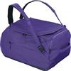 EVOC DUFFLE BAG 40 Borsa da viaggio e per attrezzatura impermeabile (borsa da viaggio con tracolla rimovibile, tasca esterna separata, senza PVC, taglia S), viola - nero
