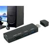 Generic Hub splitter USB 3.0 - 5 in 1 Heavy Duty Portable USB Port Expander - Stabile USB C Laptop Docking Station, hub dati ultra sottile per casa e viaggio