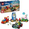 LEGO ǀ Disney e Pixar Toy Story: Treno e Auto RC Celebrativi Giocattolo - con le Minifigure di Woody, Buzz Lightyear, Jessie e Bo Peep - Regalo di Compleanno per Bambini e Bambine da 4 Anni - 43264